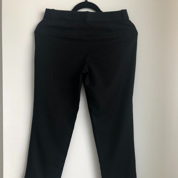 J. Crew Cafe Capri Wool Pant Black Size 0P - Picture 5 of 7